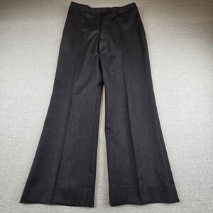Pendleton Charcoal Gray Trousers Women's 12 Lined Wool Office Career Secretary